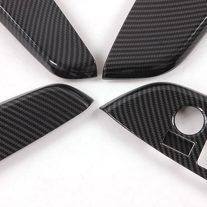 

G9-для Toyota Vios 2019 2020, автомобильное углеродное волокно, двери, окна, стекло, переключатель управления подъемом, панель, накладка, аксессуары