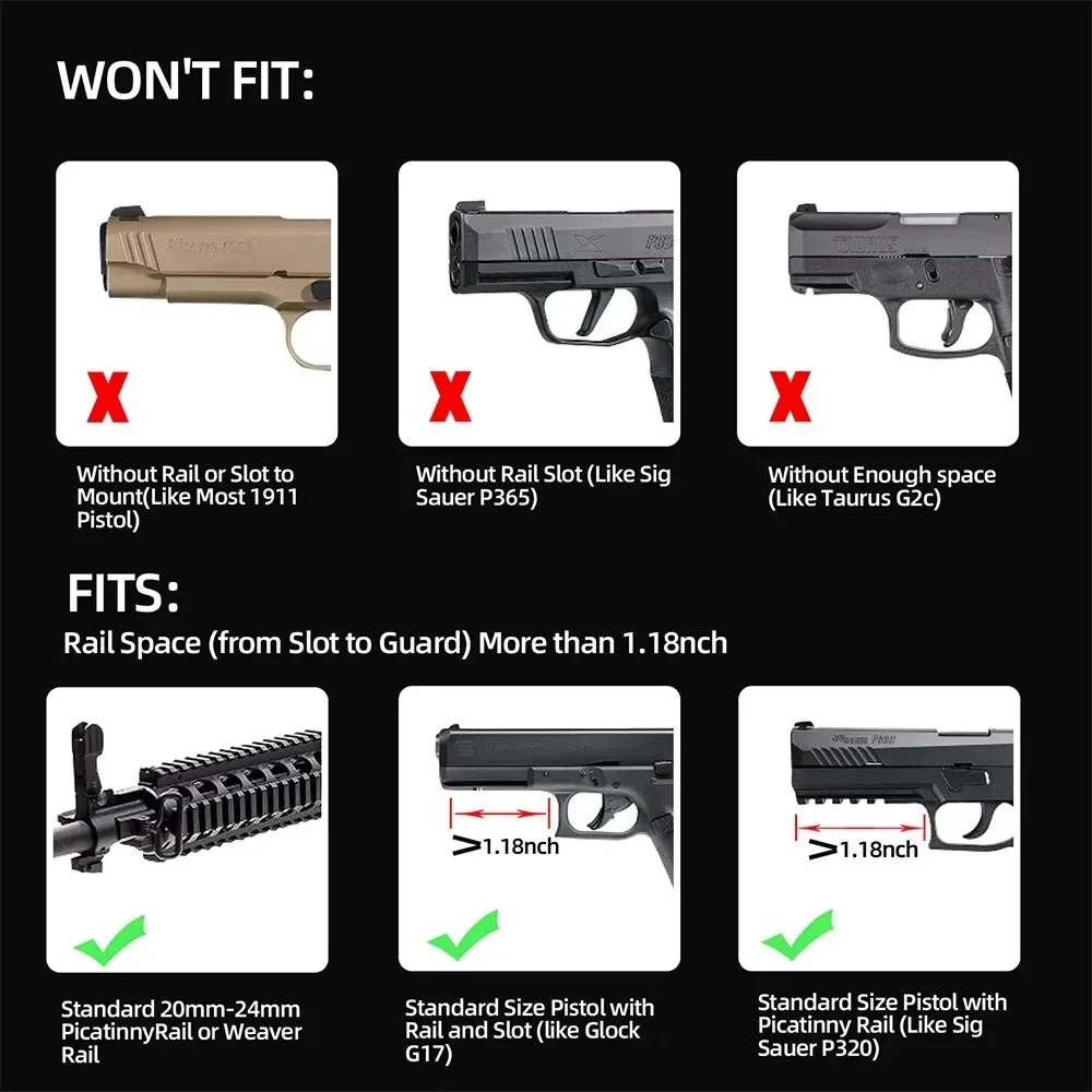 التكتيكية قابلة للشحن مسدس ضوء 800 التجويف مصباح ليد جيب كومبو أحمر أخضر نقطة سلاح بندقية ضوء إحترافي صالح 20 مللي متر السكك الحديدية