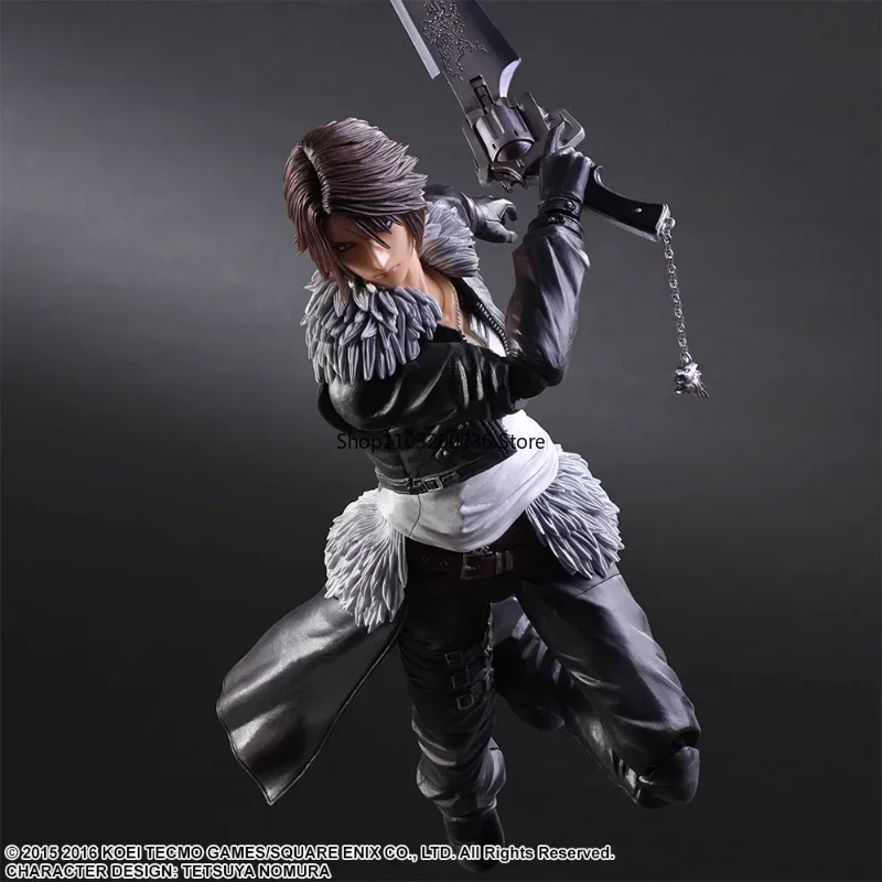 Original SQUARE ENIX PLAY ARTS Final Fantasy VIII FF8 Squall Leonhart Action Figure Active Joints Model Collectibles Gift