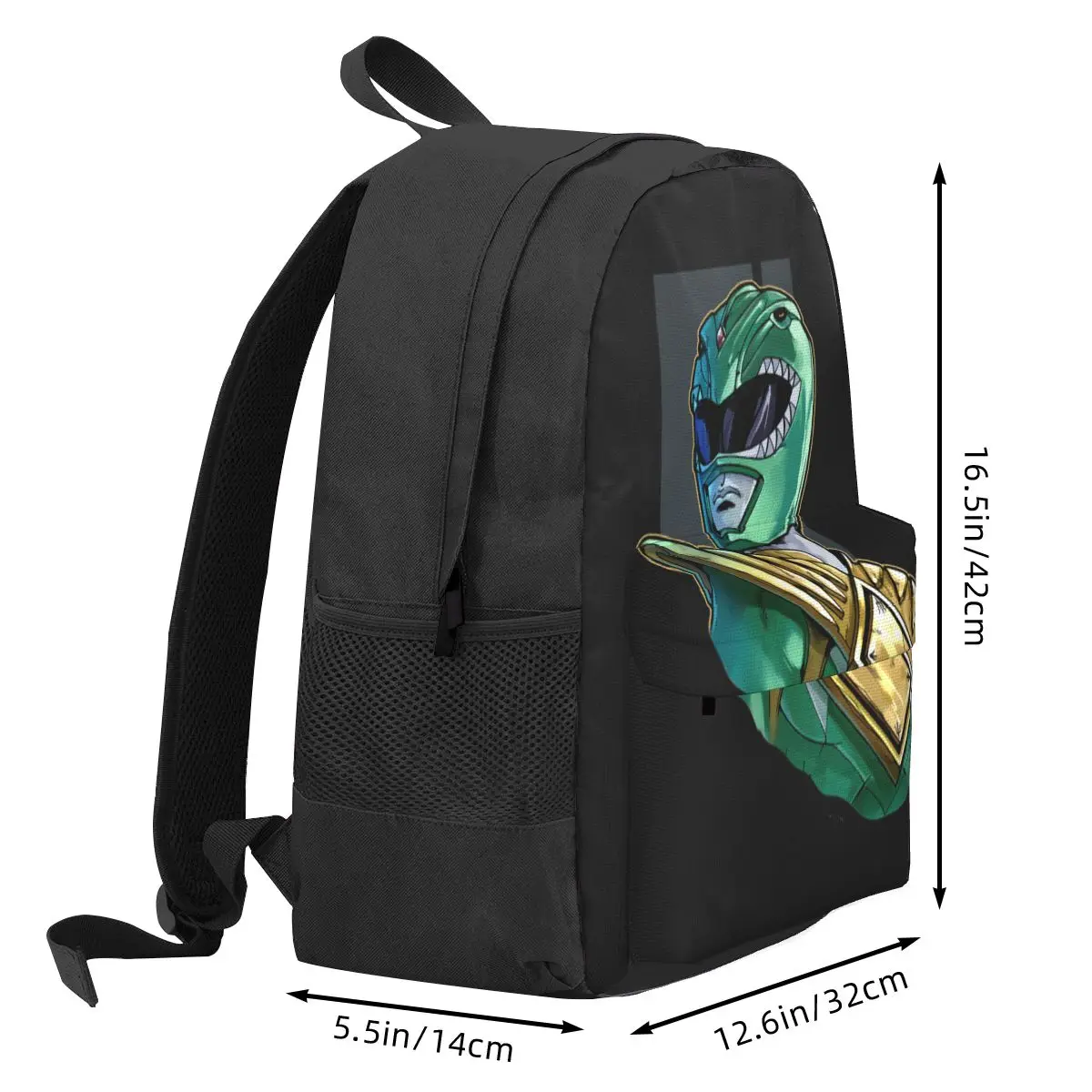 The Green R-Rangers Backpack Fashion 90S 00S 10S Cute Backpacks Women College Breathable School Bags Design Rucksack