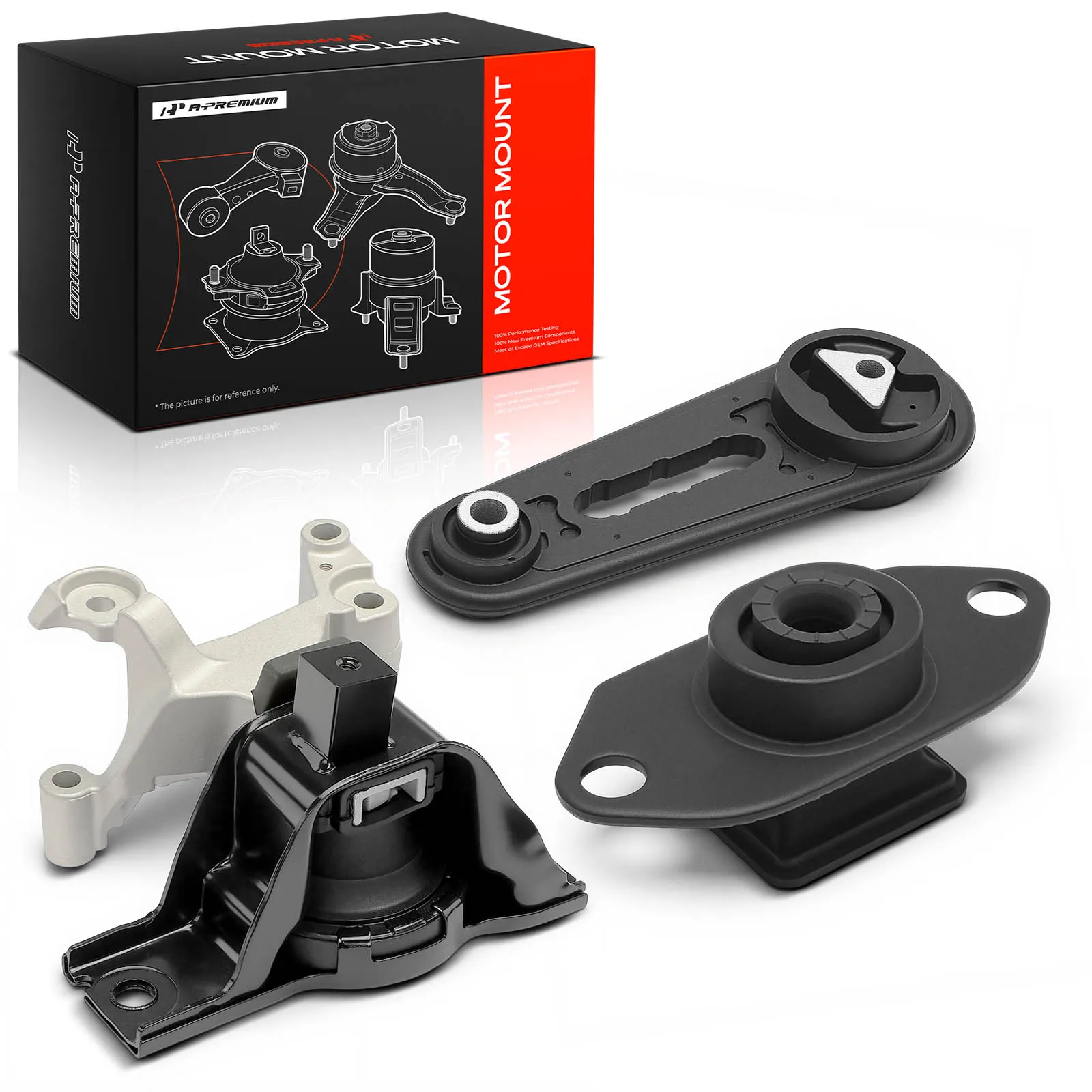 A-Premium 3pcs Engine Motor & Transmission & Torque Strut Mount for Nissan Sentra 2007-2012