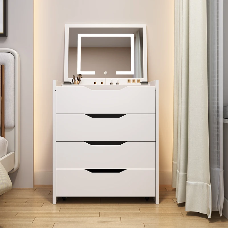 

Adult Sideboard White Vanity Tables Wood Storage Luxury Drawer Vanity Tables Girl Mirror Modern Coiffeuse De Chambre Furniture