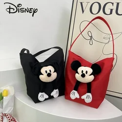 Disney Mickey 2024 nuova borsa da donna moda borsa a tracolla da donna di alta qualità Cartoon Versatile Casual Girl Storage Bag