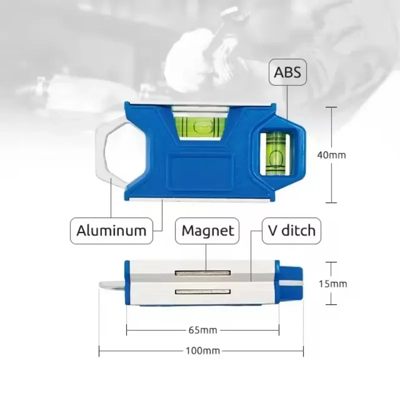 High Quality Pocket Level Measuring Instruments Pocket-Sized Magnetic Level