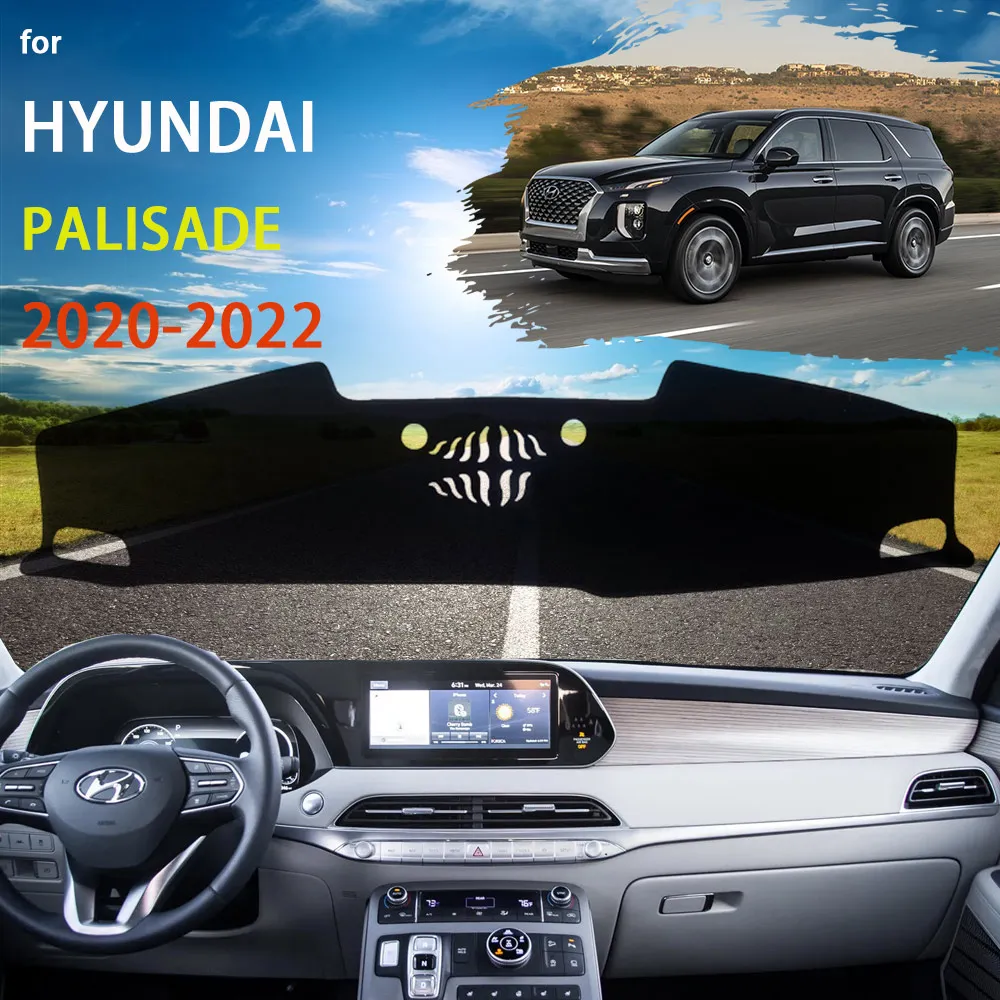 

for Hyundai Palisade LX2 2020~2022 Dashboard Cover Protective Pads Car Accessories Dash Board Sunshade Anti-UV Carpet Dashmat