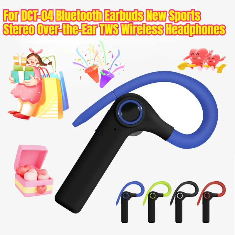 

For DCT-04 Bluetooth Earbuds New Sports Stereo Over-the-Ear TWS Wireless Headphones