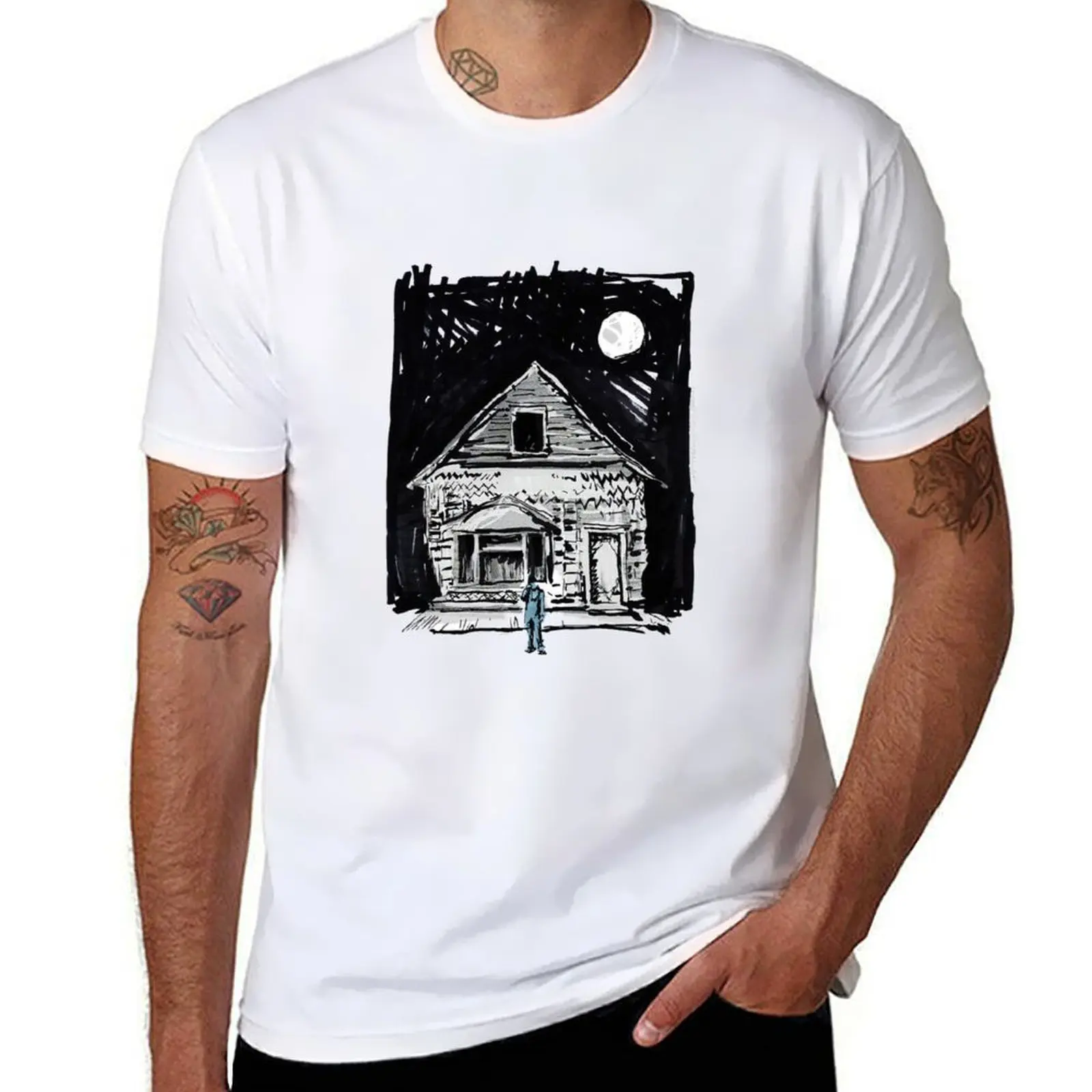 

Buster Keaton One Week 87 , Design T-Shirt man t shirts high quality luxury brand t shirt men 100% cotton luxury brand T-Shirt
