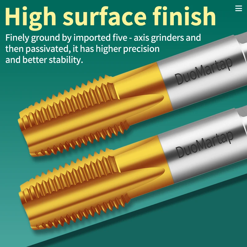 

Duo Martap PS PF taper pipe tap standard high-speed steel thread tap thread tap drill bit straight groove tap manual tool