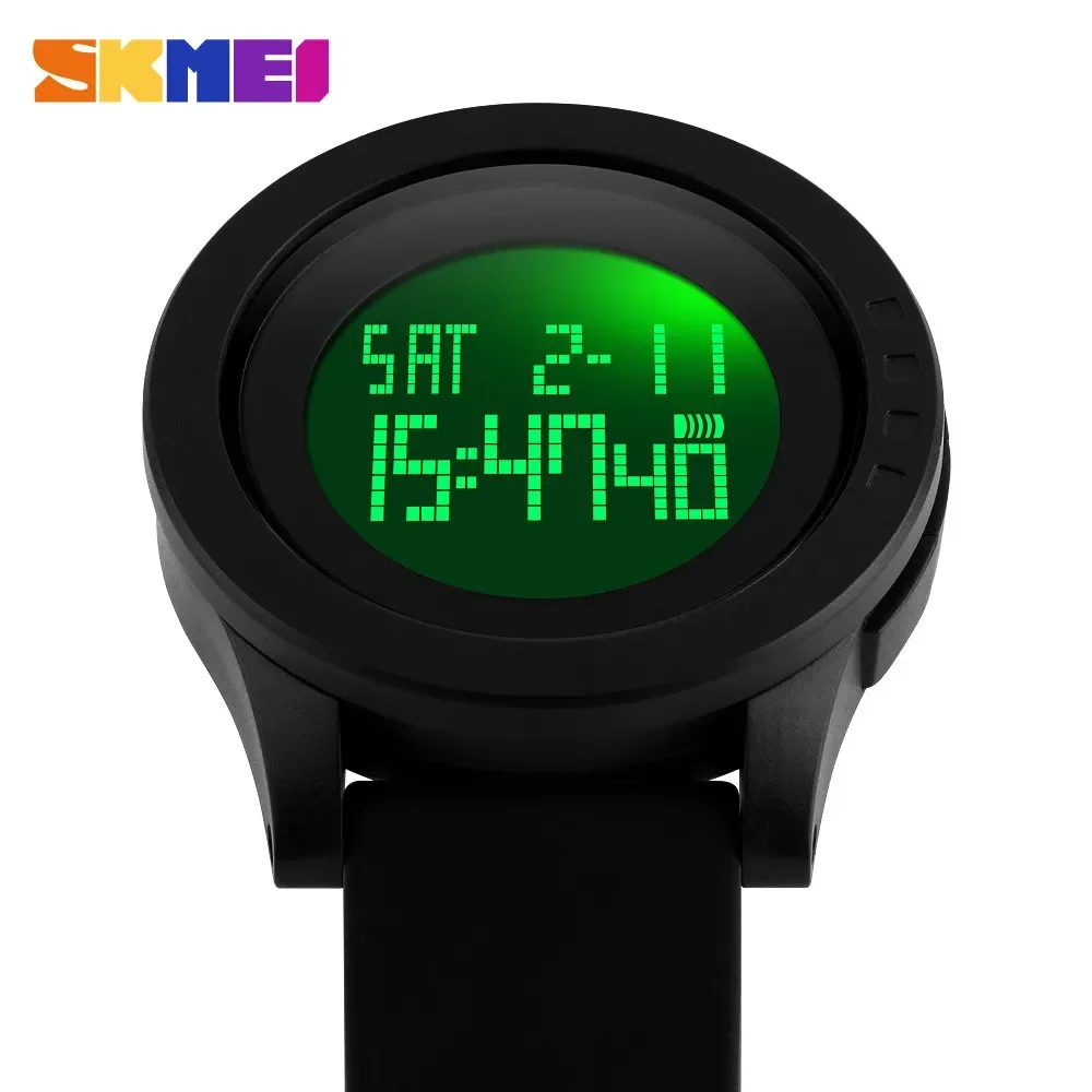 SKMEI 1142 Watch for Men Sport Silicone Waterproof Military LED Display Digital Wristwatches Mens Alarm Clock 1257 Reloj Hombre