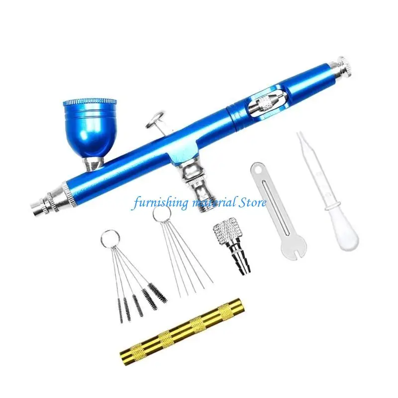 Y5GD Double-Action 0,3 mm Schwerkraft-Airbrush für Nagelmaniküre Kleine Luftbürste