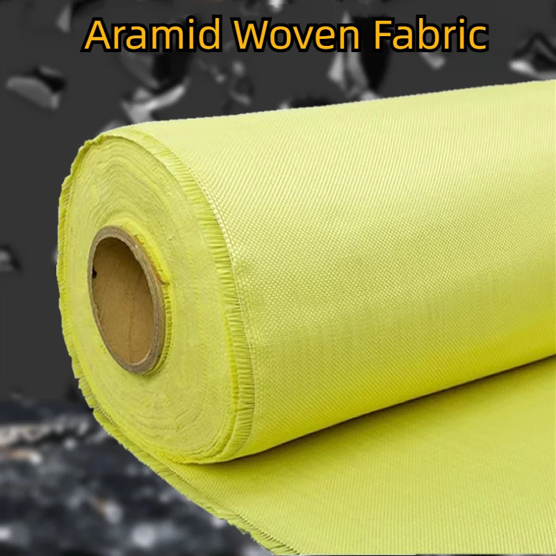 190g-510g/㎡ High Modulus Aramid Fabric Crack Stop Fabric Wear Resistant Fire Resistant High Temperature Rubber Coated