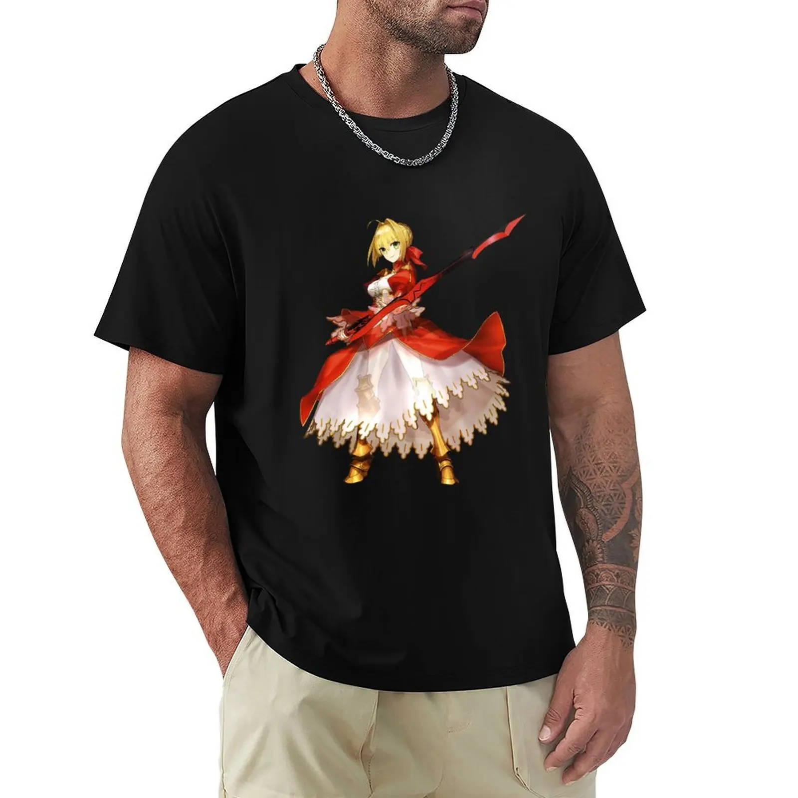 Fate EXTRA - Nero Claudius Caesar Augustus Germanicus T-Shirt Festive Simple T-Shirt