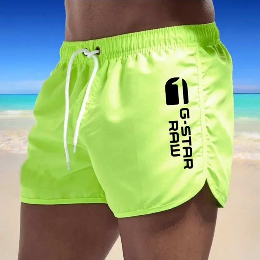 2024 Mode neue Herren Sport Strand Shorts Sommer leichte Hosentaschen atmungsaktiv und schnell trocknend Hawaii Strand