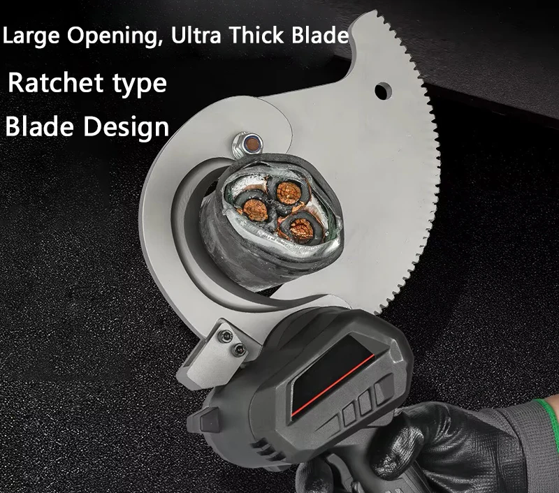 Ratchet Electric Cable Cutter JY-85 Portable Copper Aluminum Cable Cutter Brushless Copper Motor Reinforced Cable Scissors