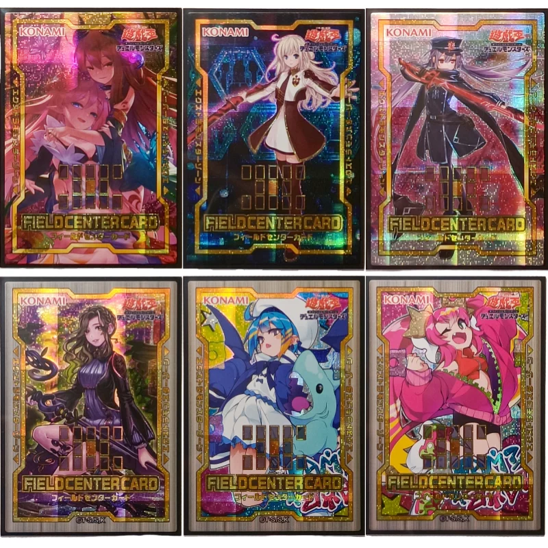 1Pcs/Set Yu Gi Oh Field Center Cards Traptrix Sky Striker Ace Live Twin Anime Game Collection Prismatic Secret Rare Flash Cards