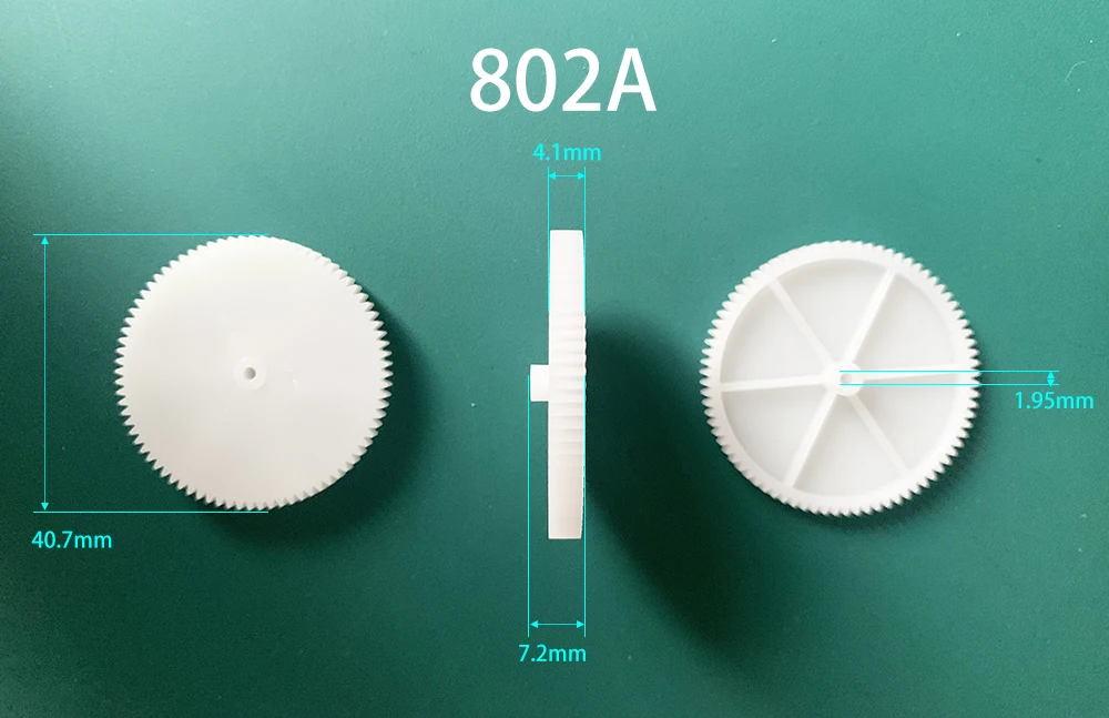 40-61Mm Đường Kính Lớn Gear 0.5M 782.5A 802A 902A 1002A 1202A Cơ Bảo Dưỡng Bánh Răng Bánh Răng 80 răng 78-120 Răng