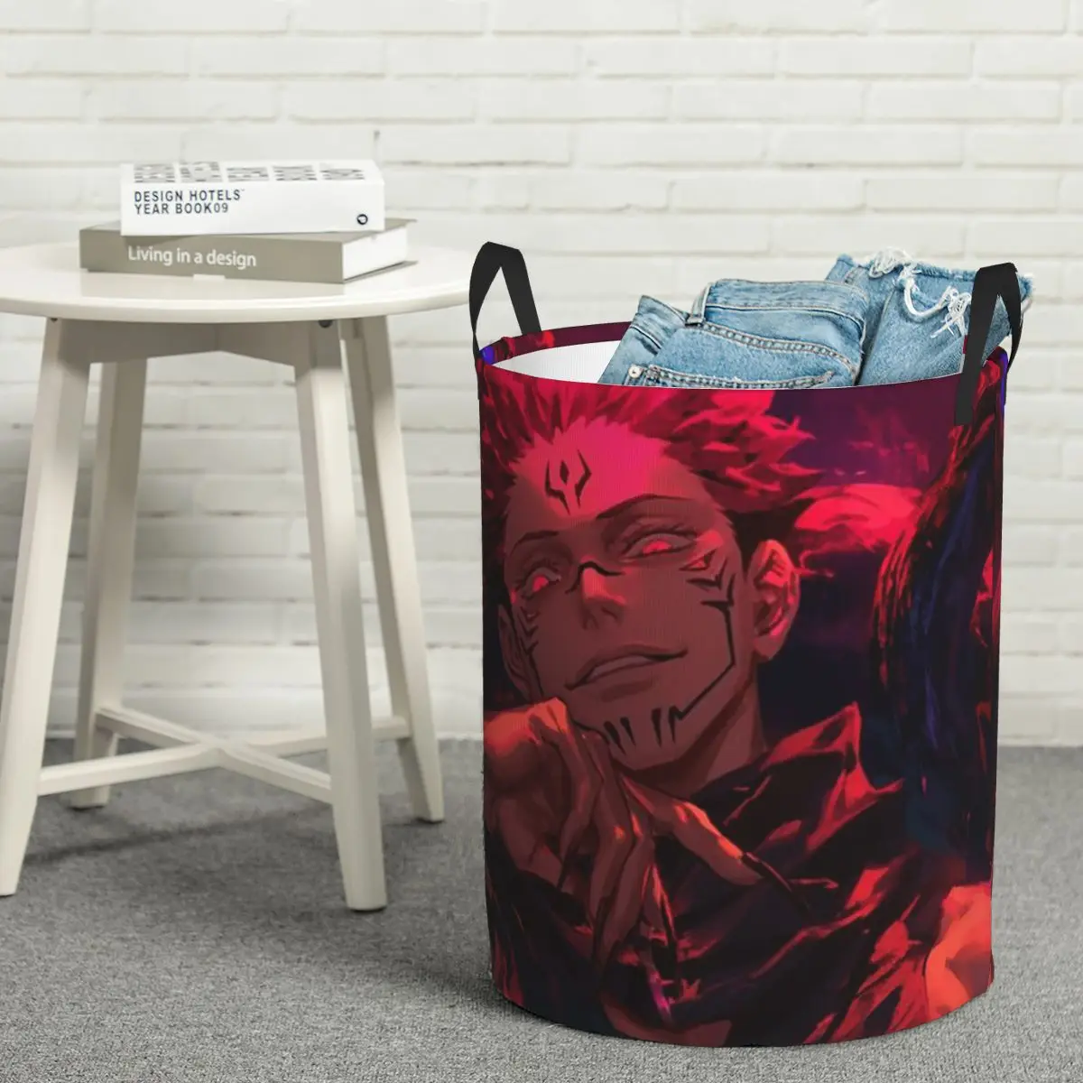 

Корзина для белья Sukuna Ryomen - Jujutsu Kaisen, складная, большая, для хранения, детская корзина для стирки, органайзер для дома