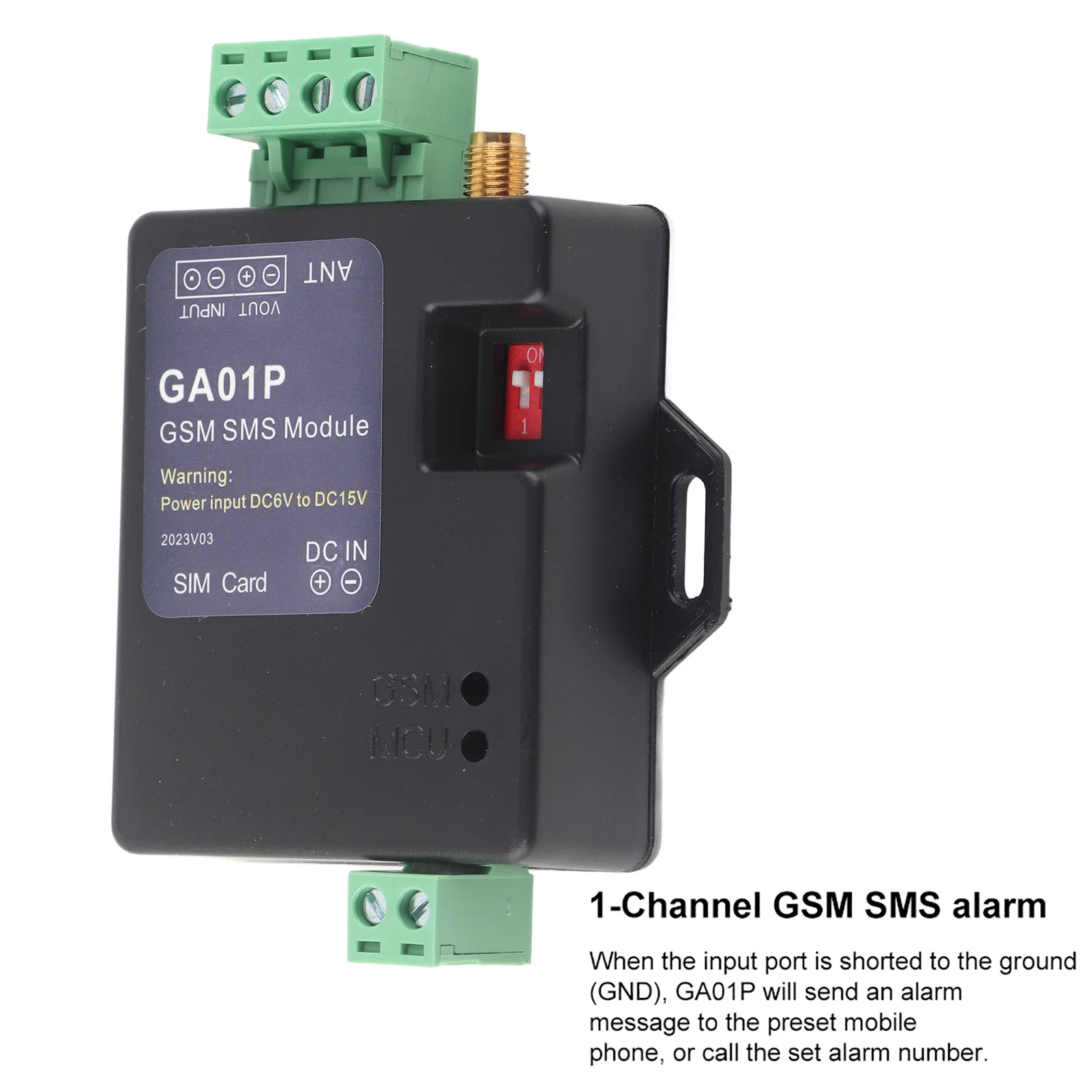 GA01P GSM Mini Smart Remote Power Failure Alert SMS Call Alarm Security GSM Alarm GSM Alarm System zdalnego awarii zasilania