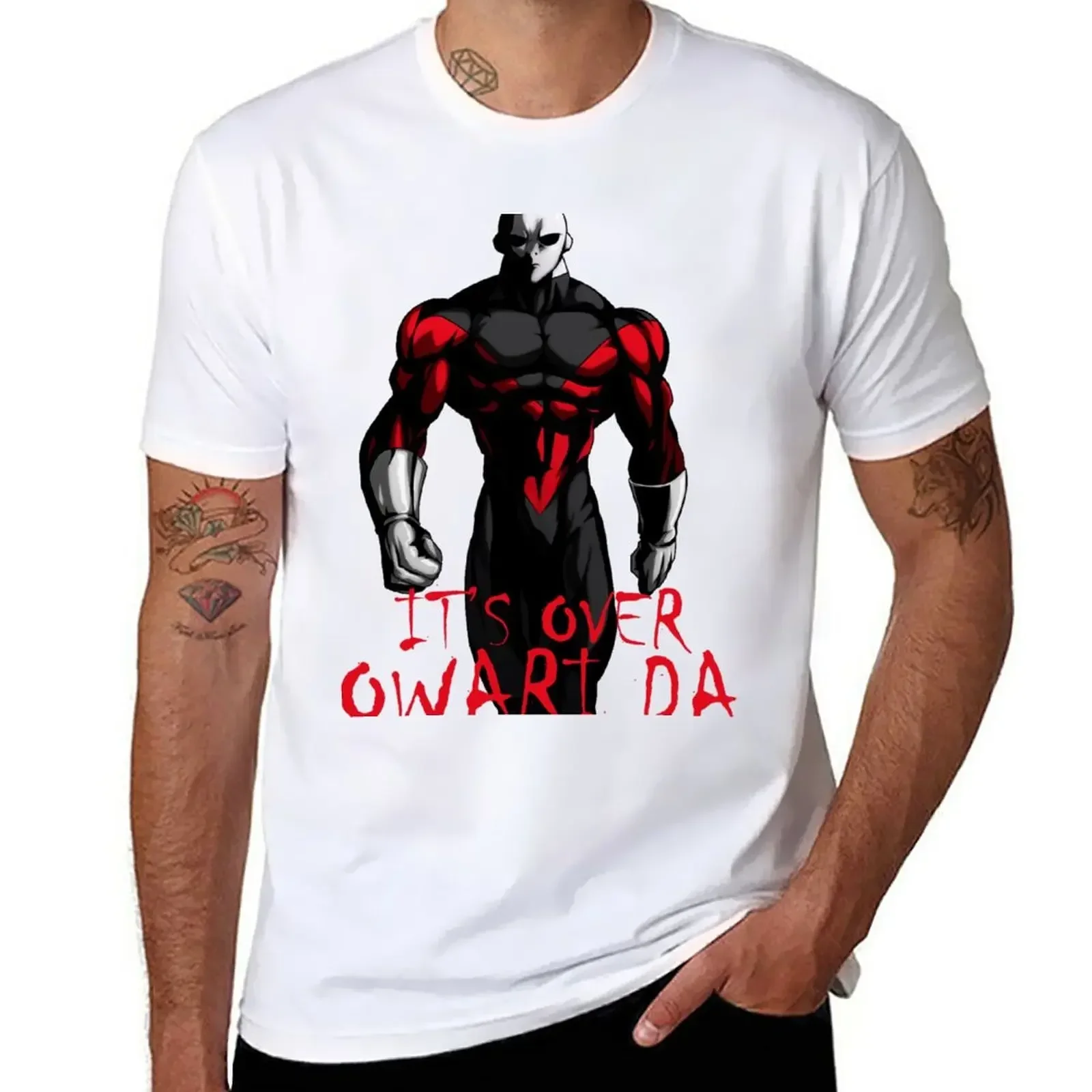 Blouse anime heavyweights fitted t shirts for men owari da Jiren T-Shirt  men clothing  harajuku  graphic t shirts  oversized