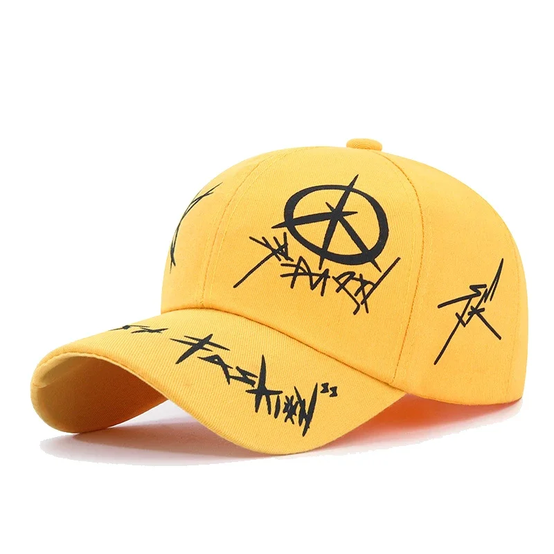 New Fashion Youth Unisex Korean Graffiti Style Sunshade Baseball Cap Men Women Outdoor Casual Sport Classic Visor Trucker Hat