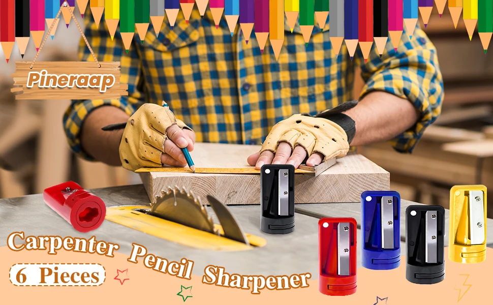Woodwork Carpenter Pencil Sharpener Cutter Shaver Narrow Sharpening Tool For Woodworking Hand Tools Accessories
