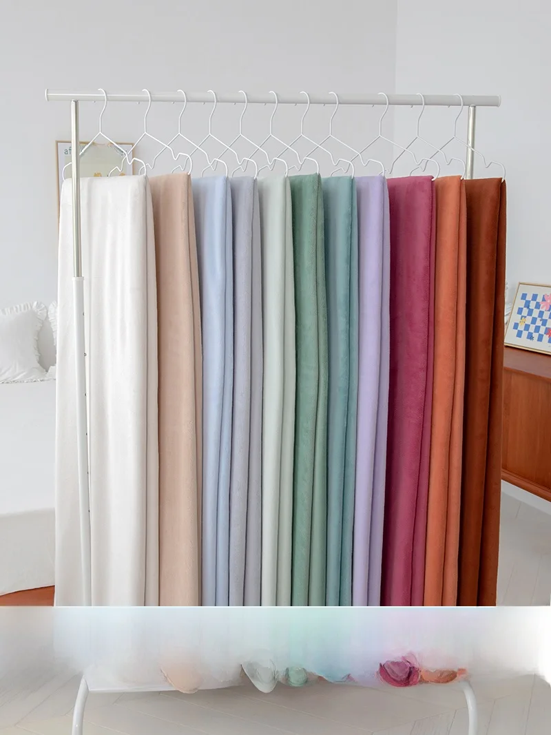 

Snail Tower Thiened Milk Velvet Bed eet Winter Fce Modern Simple Velvet Surface Color Winter Sle Bed Canopy