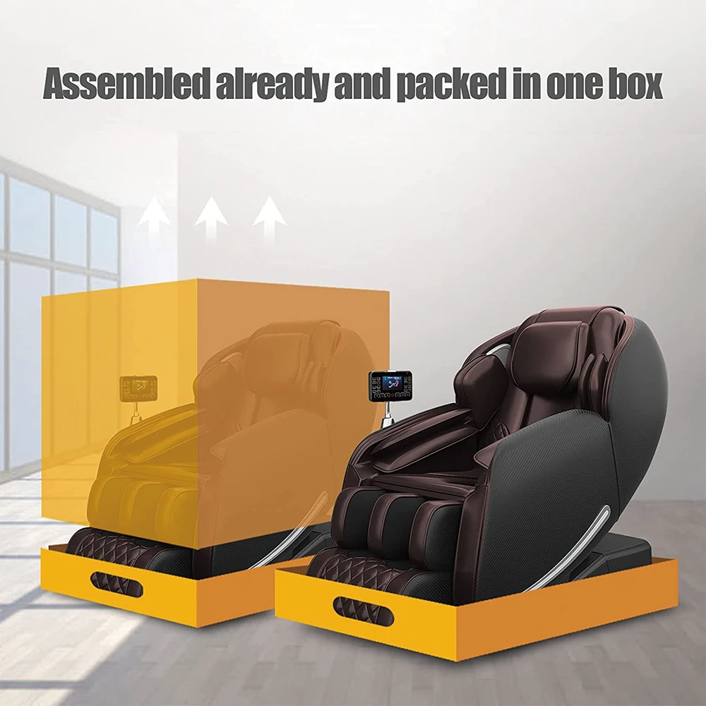 Warehouse in USA Real Relax SL Massage Chair Favor-06 Black Hot Sale  Zero Gravity Luxurious Massage Chair