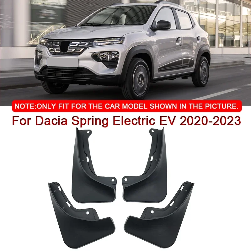 

For Dacia Spring Electric EV 2020-2023 Car Styling Car Mud Flaps Splash Guard Mudguards MudFlaps Front Rear Fender Accessories