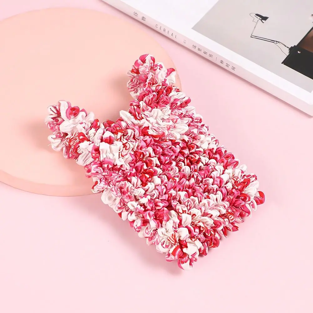 Креативная эластичная сумка с пузырьками, многофункциональная плиссированная гибкая сумка для покупок большой емкости, складная сумка для хранения из шифона с цветочным принтом