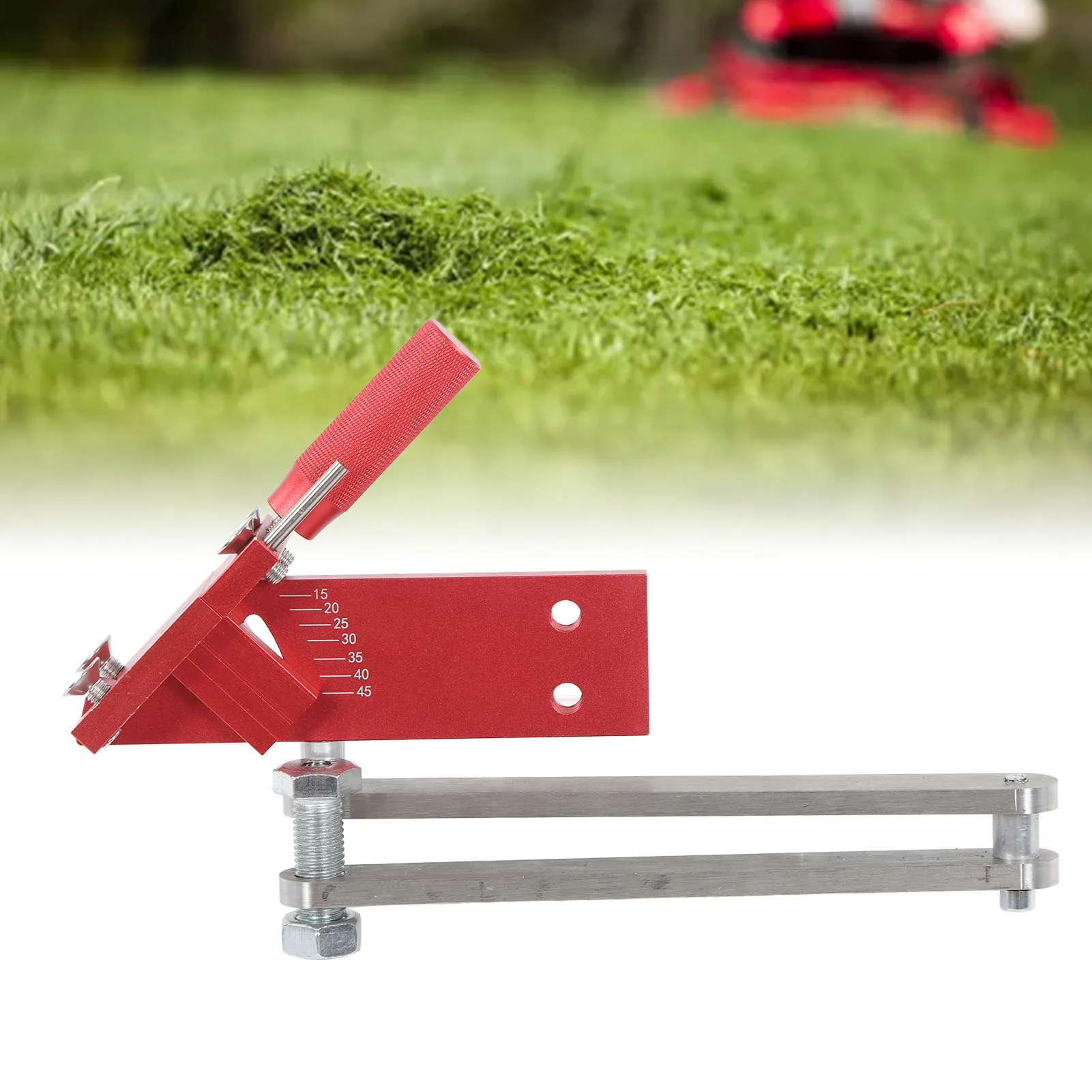 

Lawn Mower Blades Sharpener 15 to 45 Degree Adjustable Sharpener for Standard Lawnmower