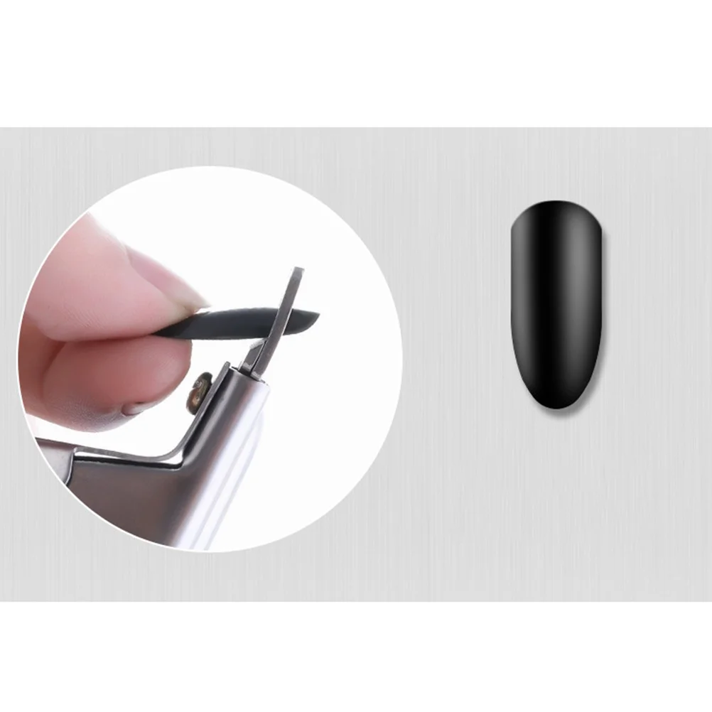 2 قطعة قسط الفولاذ المقاوم للصدأ مسمار القاطع U شكل مانيكير المقص ل الاكريليك الأظافر الاصطناعية الطبيعية المتقلب أداة باديكير #6