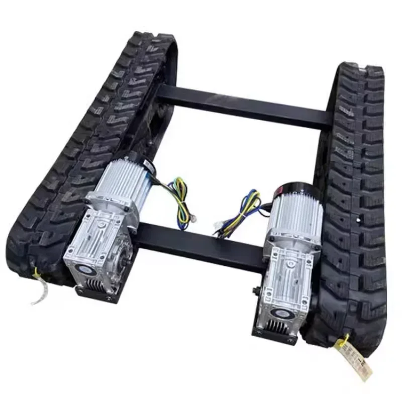 Dual motor drive remote control tracked transportation chassis, mountain climbing tiger, all terrain climbing king