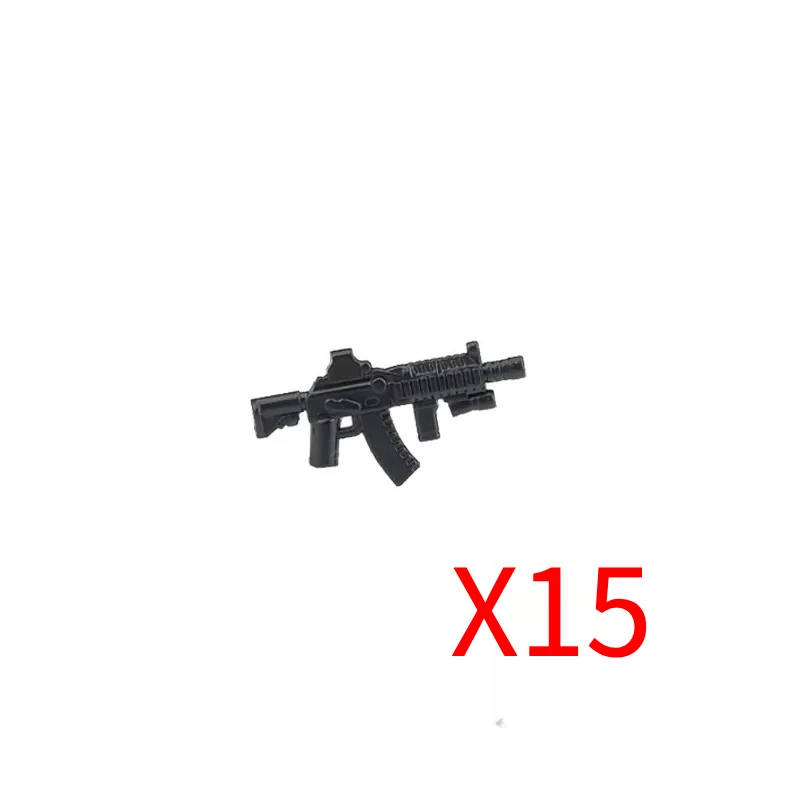 Militärische Soldaten Figuren Waffen Bausteine Zubehör Zweifarbige Waffen Assault Sniper Gewehre M16 M4 Modell Ziegel Spielzeug Geschenk
