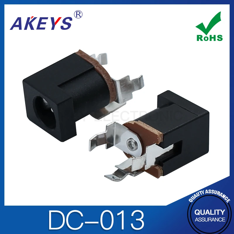 10pcs DC-013 OUTER DIAMETER 6.0 INNER CORE PIN PIN 3 PINS HIGH TEMPERATURE RESISTANT CONNECTOR HIGH QUALITY DC POWER SOCKET BASE