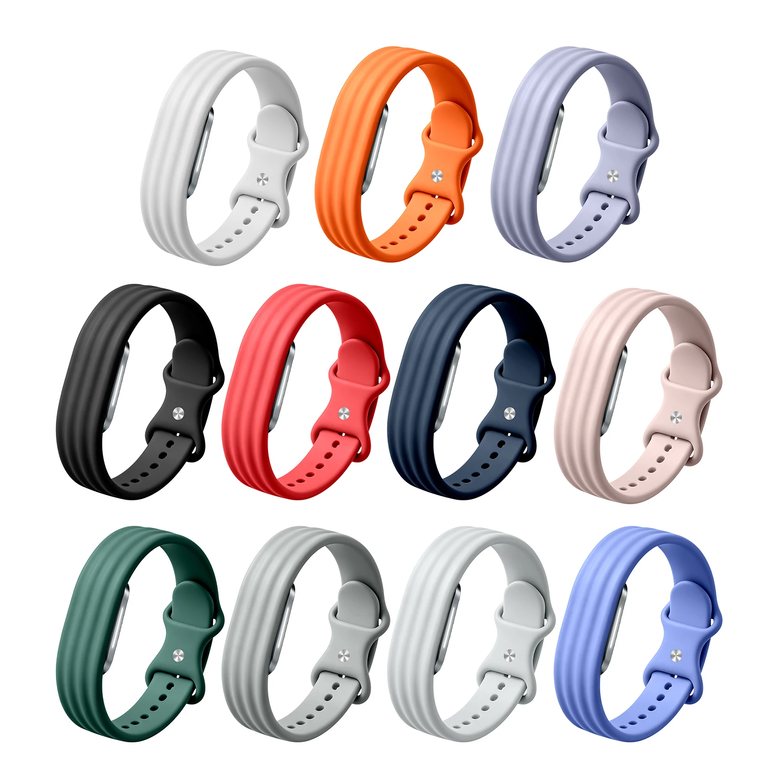 Multi-Hole Band for Hume 2.0 Soft Silicone Replacement Sport Strap Slim Sweat-Proof Adjustable Fit