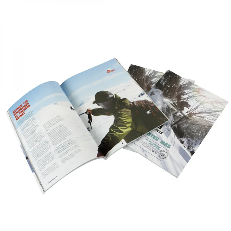 custom Custom catalog/magazine printing soft cover book printing