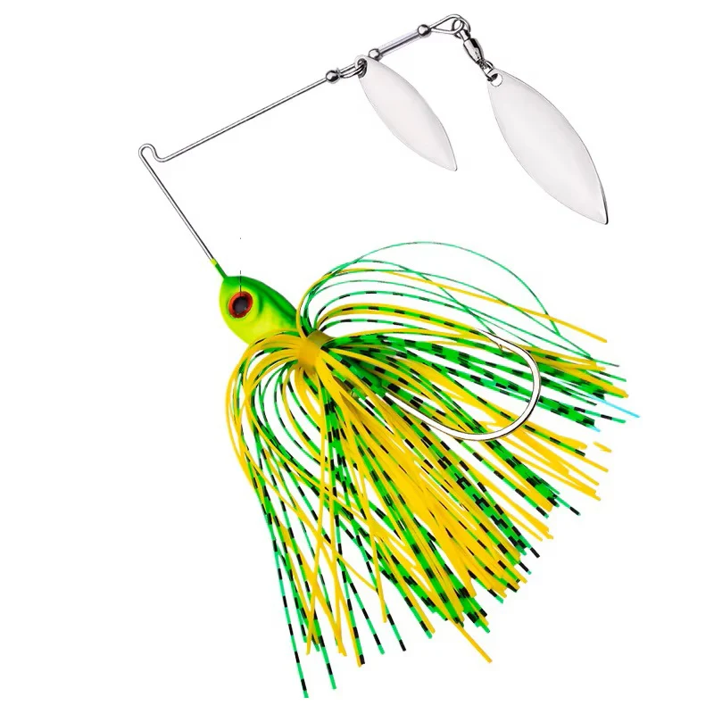 

WIRE BAIT Tassel Lure 10g 14g Bottom Bouncing Lead Jig Bait with Skirt