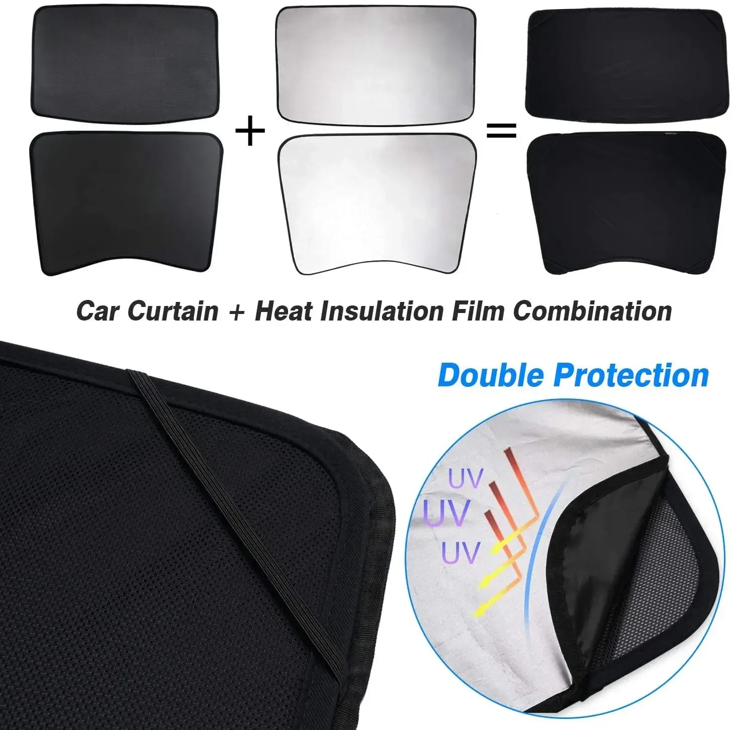 Newly Update Model  Sun Shades,Car Sunroof UV Rays Protection Window Shade for Tesl Model