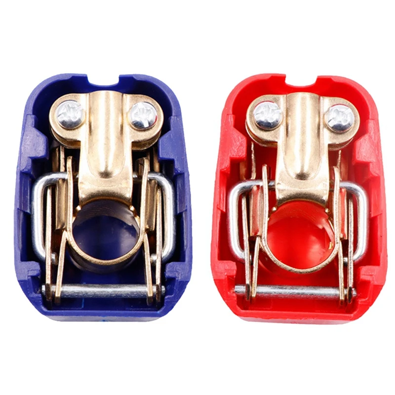 1 Pair Positive & Negative Electrode Quick Release Lift Off Connector Clamp Car Battery Terminals Car Accessories