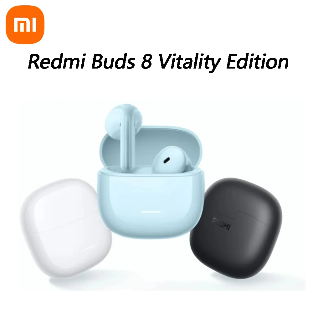 

Наушники Xiaomi Redmi Buds 8 Active Edition с AI-шумоподавлением, 37-часовым временем работы от батареи и функцией подавления шума от ветра
