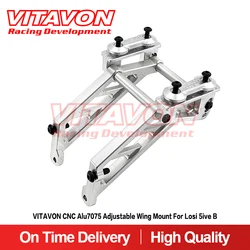 VITAVON CNC Alu7075 Adjustable Wing Mount For Losi 5ive B