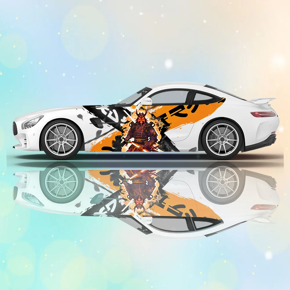 

Colored Mighty Warrior Sword Car Vinyl Wraps Decal Self-adhesive PVC Sticker Suitable for Trucks SUV Decor Auto Accessories Gift