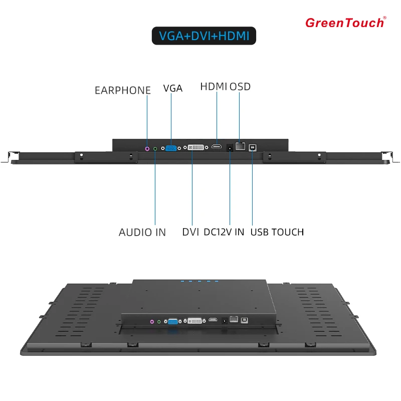 23.8 Inch Touch Screen Monitor Led Display For Lcd Monitor Interactive Touchscreen Pc All In One