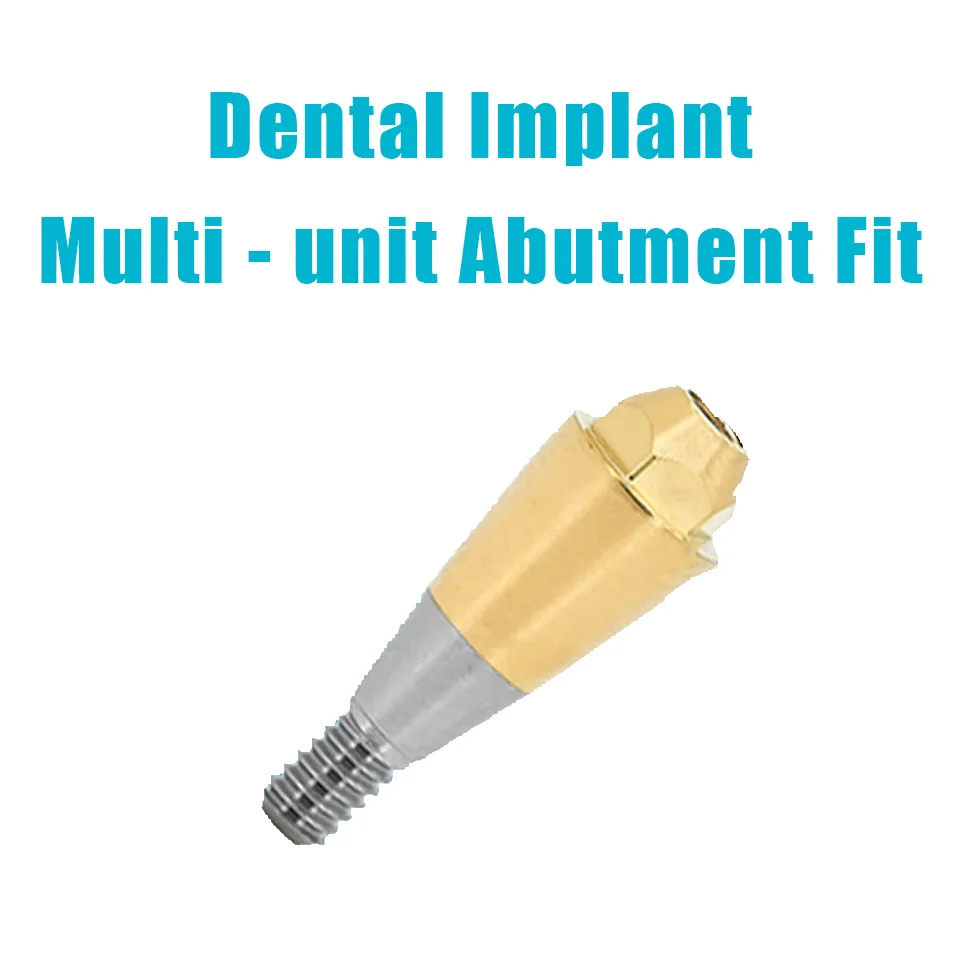 Premium Dental Implant Multi-unit Abutment 10 Sets Compatible with Dentium Surgical Kits Reliable Oral Restoration Components