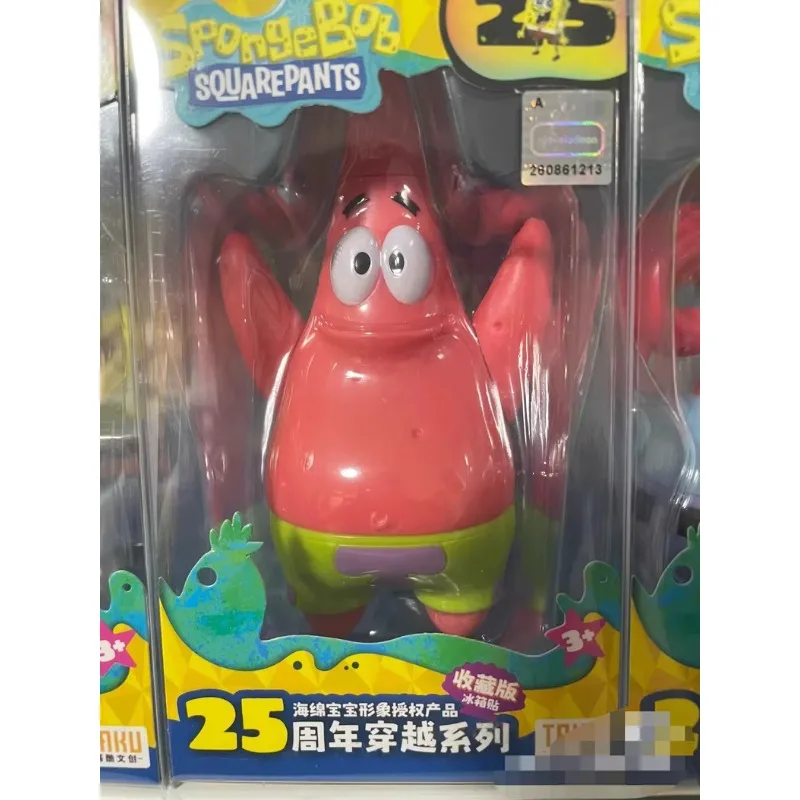Figura de Bob Esponja, imán para refrigerador, Patrick Star, Calamardo, Quincy, tentáculos, Krabs, 25 juguete