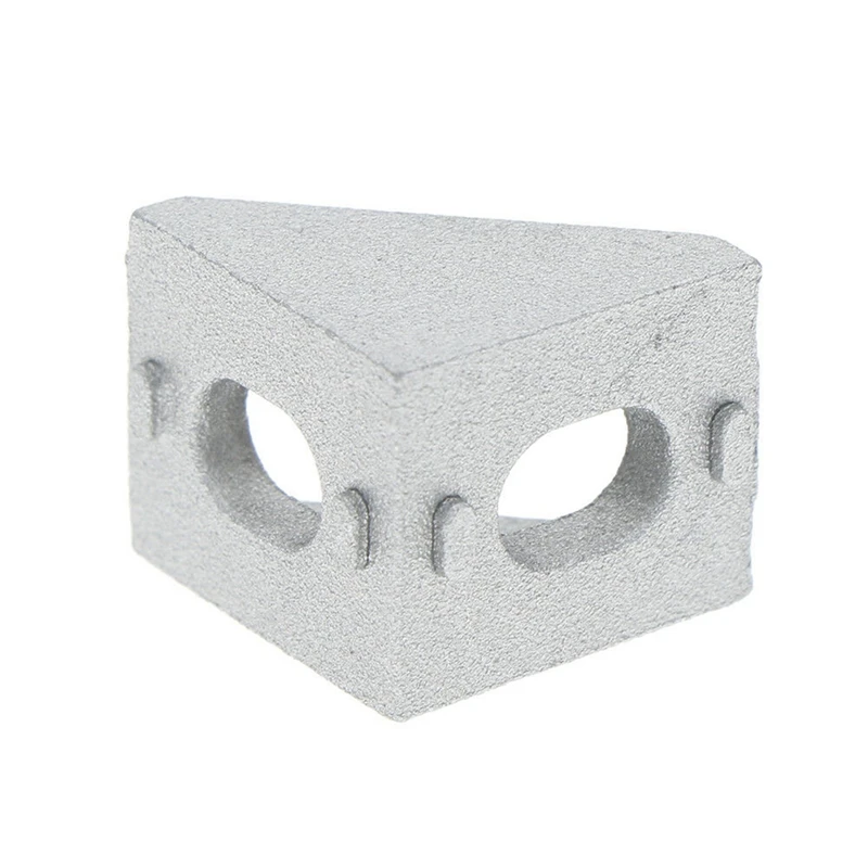 20Pcs 2020 Corner Fitting Angle Aluminum 20 X 20 L Connector Bracket & 50Pcs 2020 Series Aluminum Profile Connector Set Promotio