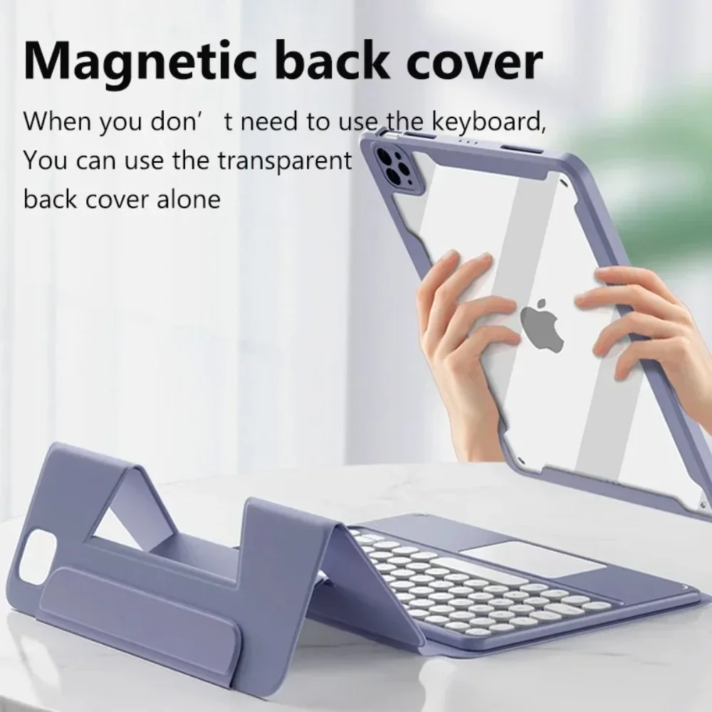 Wireless Magic Keyboard for Apple iPad Pro 11 Air 10.5 5 4 10.9 10.2 Air5 2022 2021 2020 Mini 6 Magnetic Case Keyboard Cover