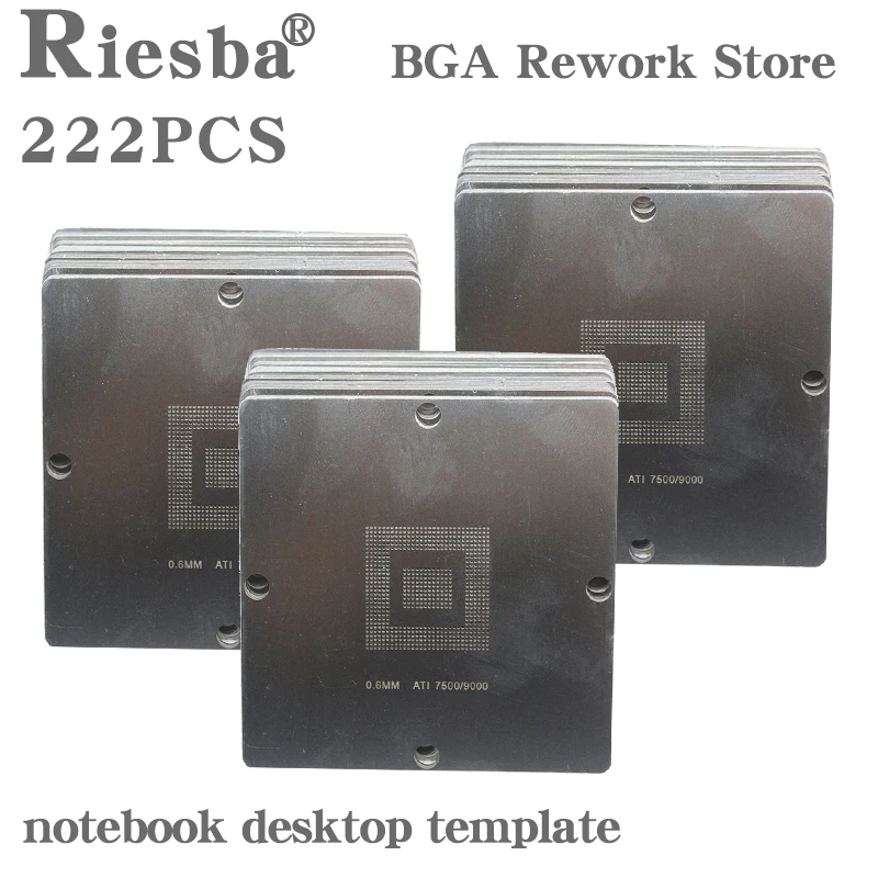 222 pcs/set Original 90MM Universal BGA Reballing Stencils BGA Tools For Laptop Desktop Computer Repair