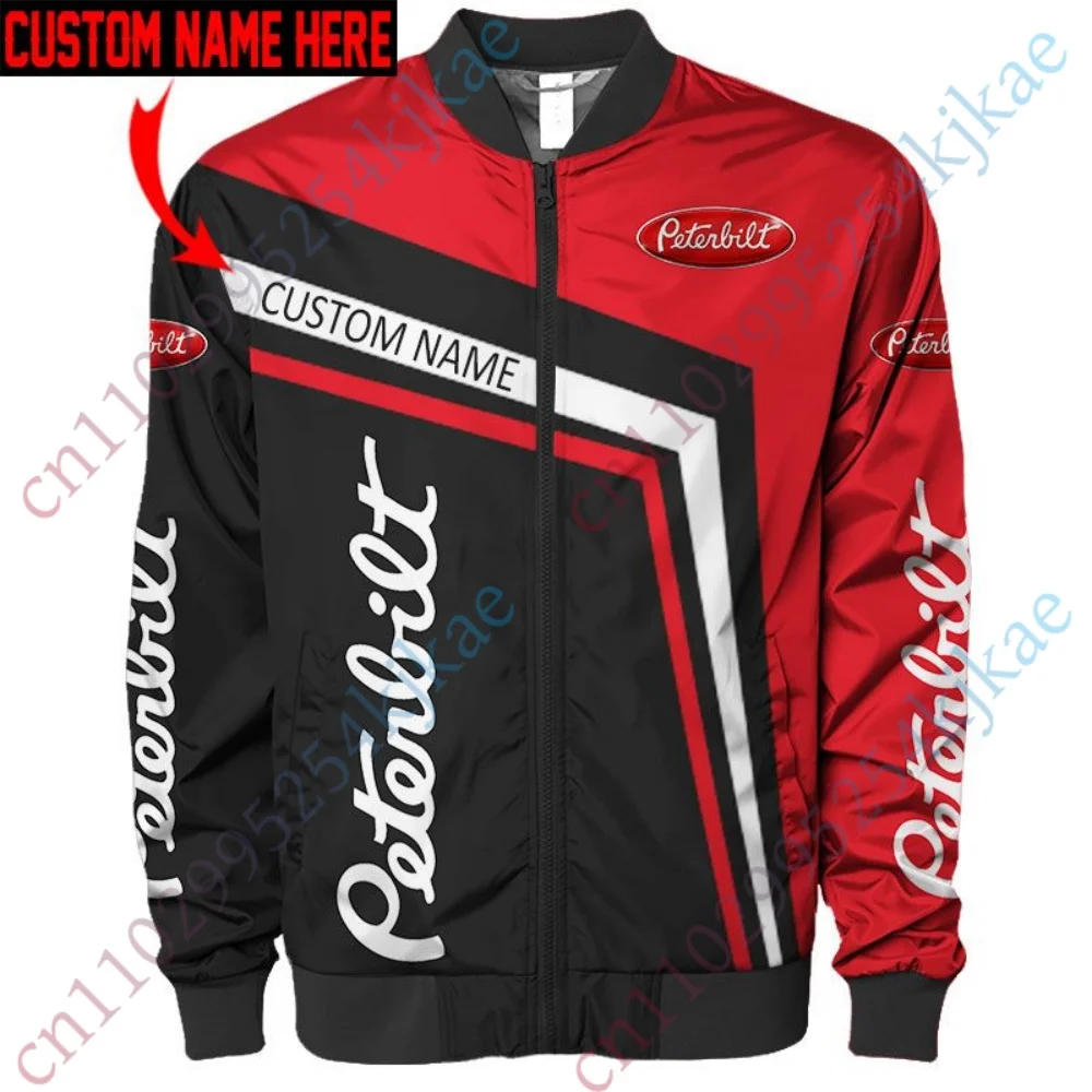 

Peterbilt Jackets For Men's Clothing Winter Thick Bomber Jacket Lightweight Baseball Uniform Hip Hop Coat Harajuku Heavy jackets