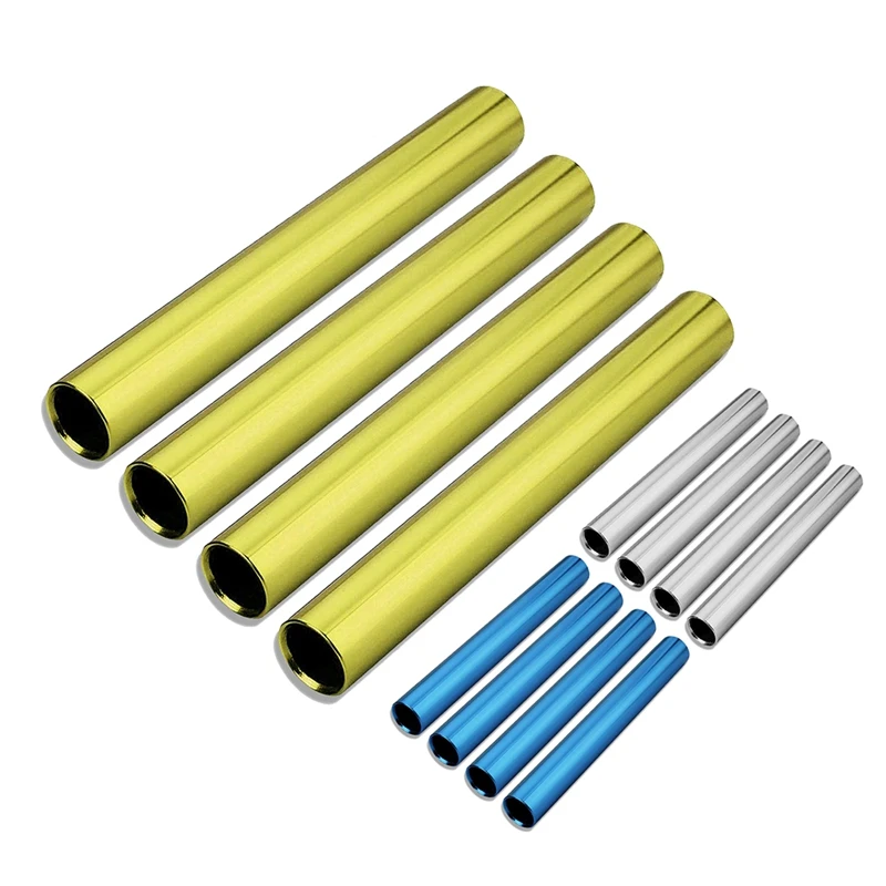 4 PCS Aluminum Relay Batons Track And Field Athletics Running Racing Match Game Sport Tool Training Tool